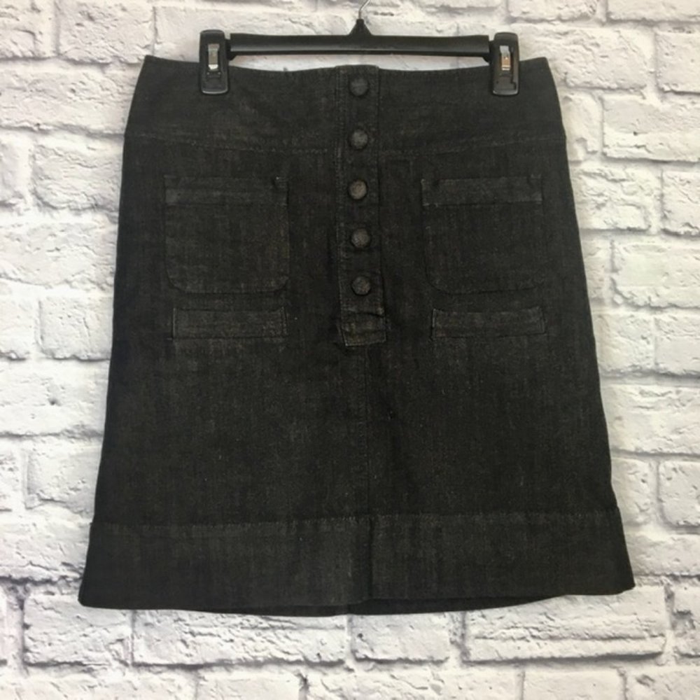 LAST CALL!! Anthropologie Dark Wash Denim Skirt